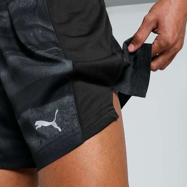 VELOCITY All-Over Print Men's 5" Running Shorts, PUMA Black, extralarge-IND